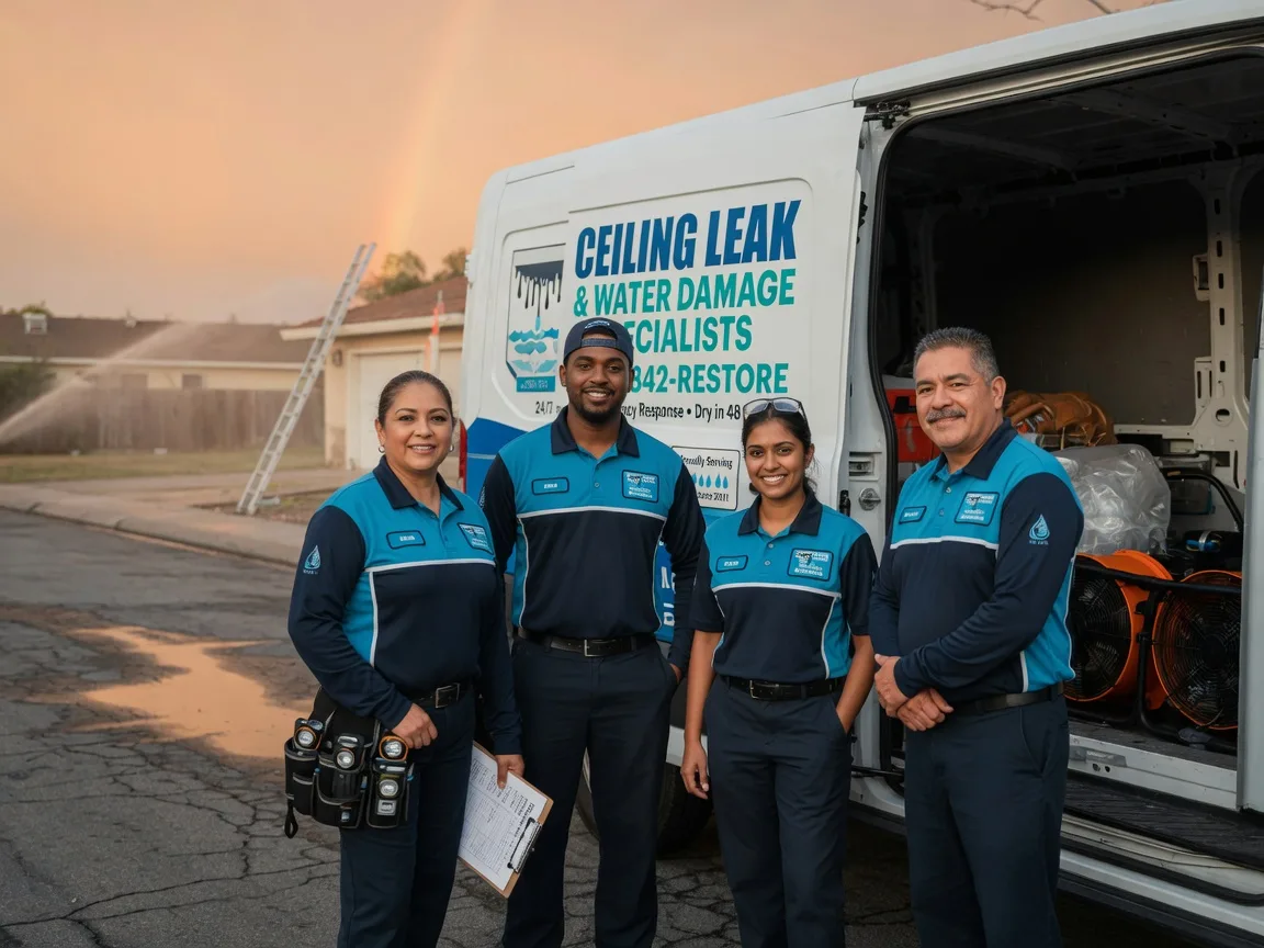 Ceiling Leak Cleanup company in Mineral Springs, PA
